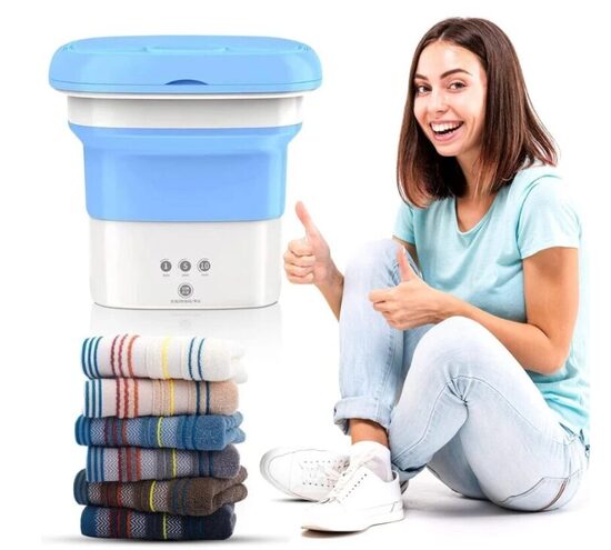 Skalbimo mašina pakraunama iš viršaus,  Mini universali skalbimo mašina